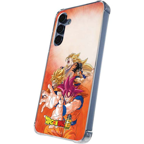 Dragon Ball Super Goku Evolution Galaxy A35 5G Clear Case